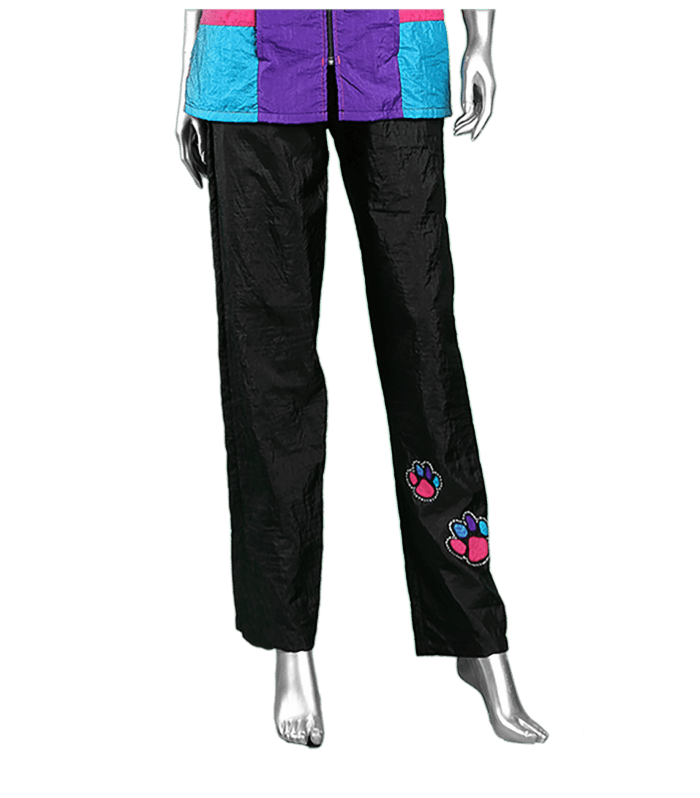 Stylist Pant w/ 2 Multicolored Paws